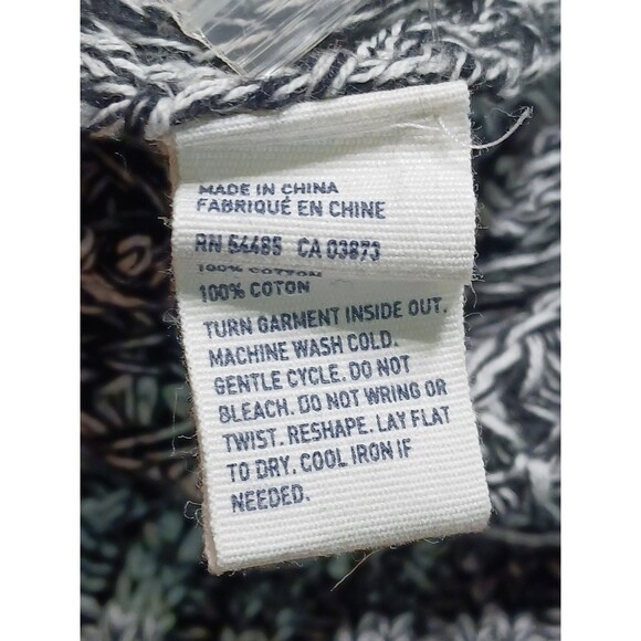 American Eagle Outfitters B&W Womens Cardigan Sweater Button Front sz M - Picture 10 of 12